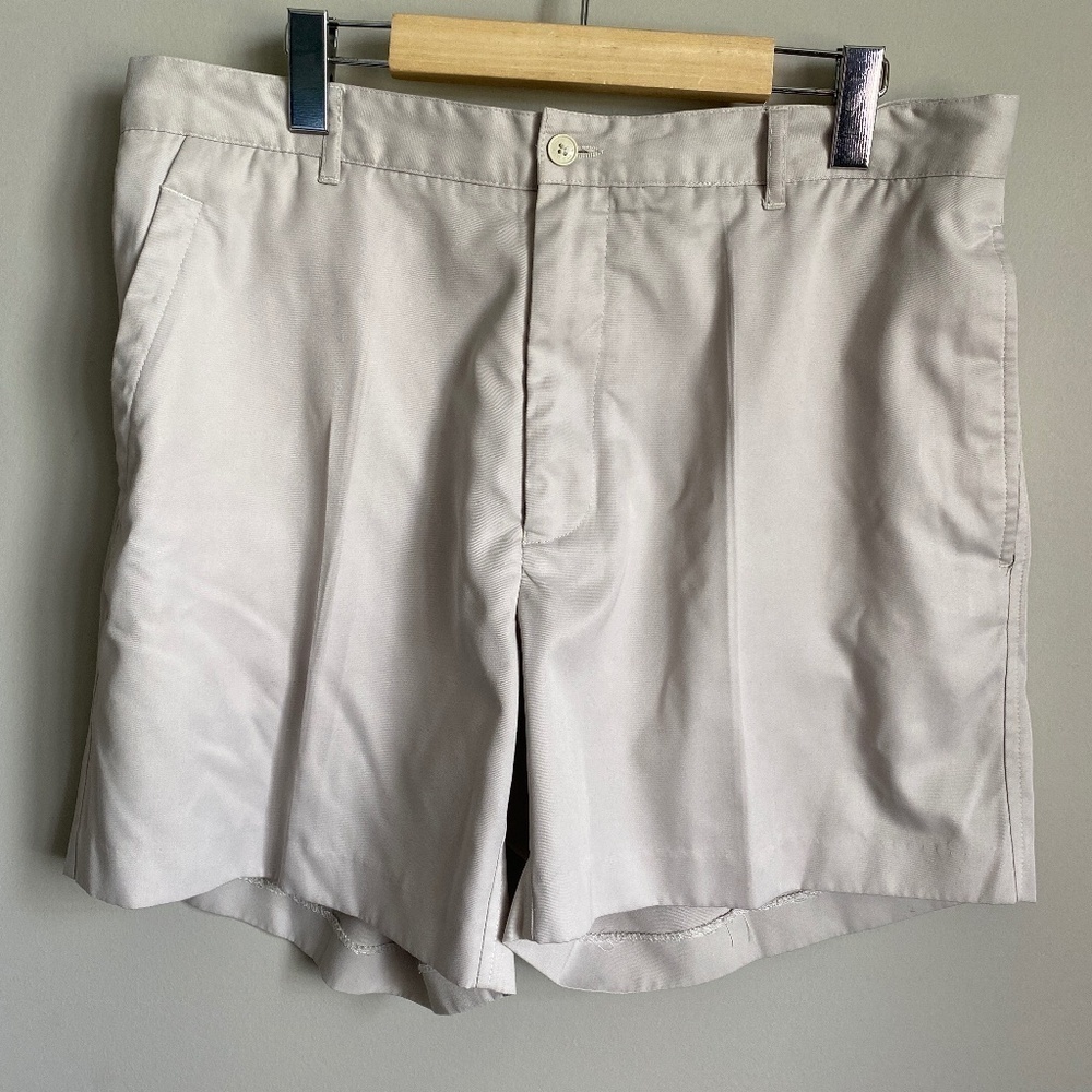 Weir Golf‎ Men's Gray/Beige Performance Golf Shorts Size 36 Preppy Clubhouse